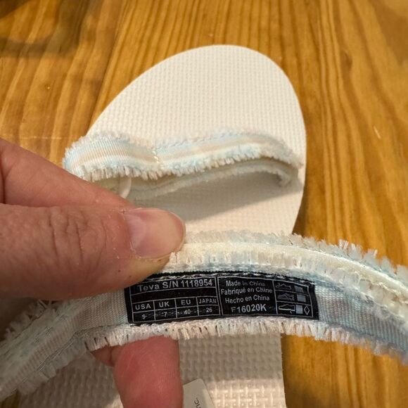 NWB Teva Women's Midform Universal Fray Frazier Light Multi 1118954 Women’s SZ 9 - Picture 12 of 12